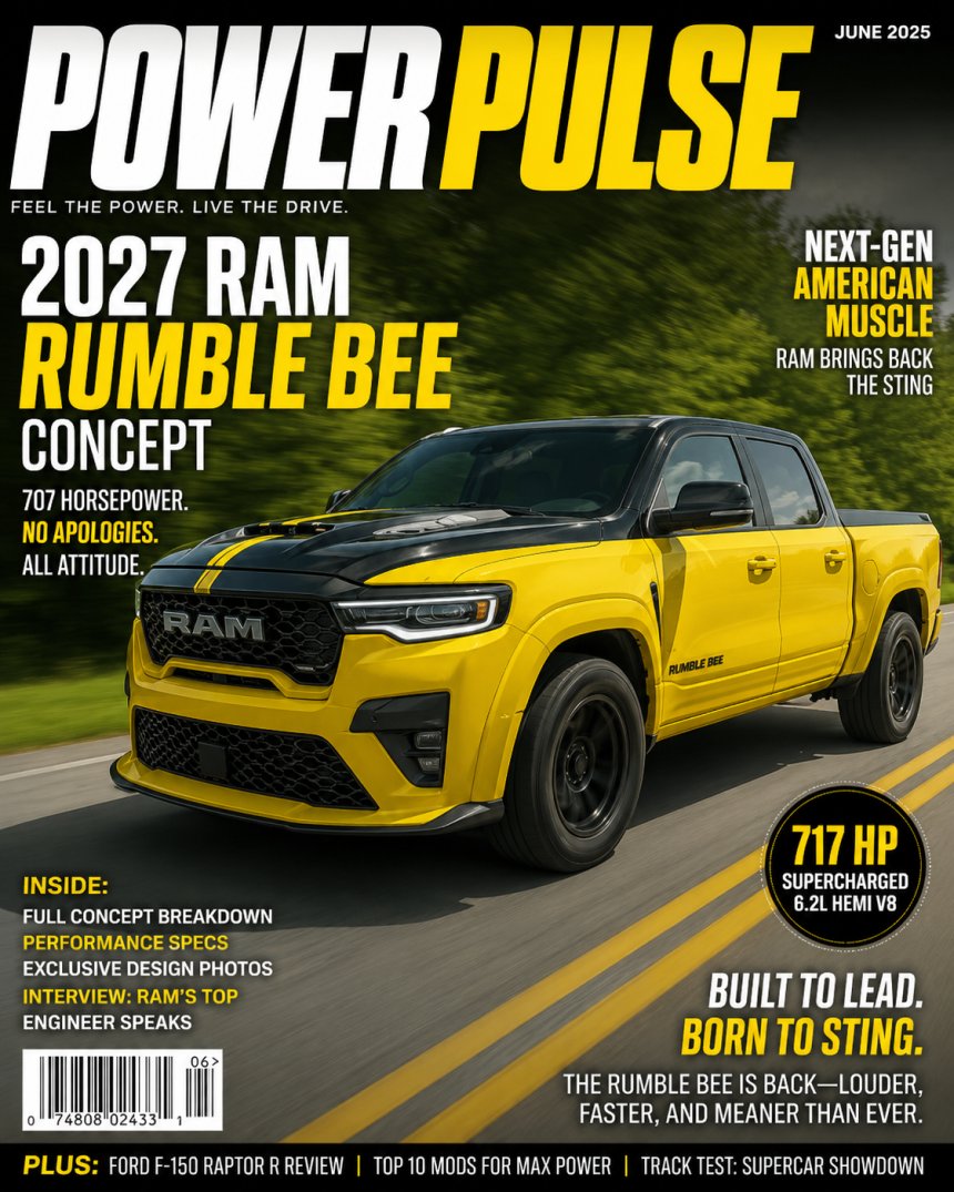 2027 Ram 1500 Bumble Bee The Return of the muscle Era