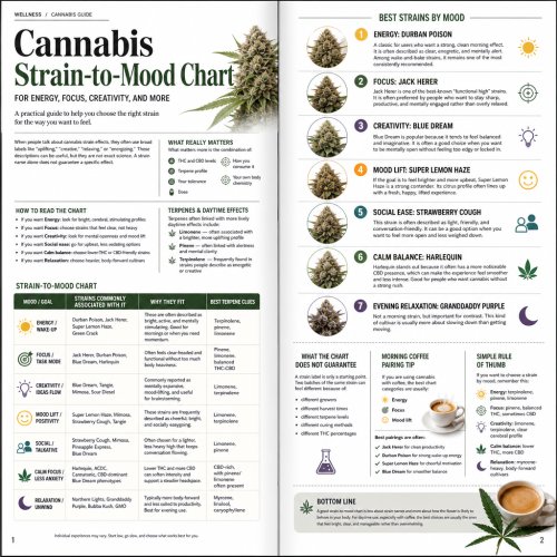 Cannabis Strain-to-Mood Chart for Energy, Focus, Creativity, and More