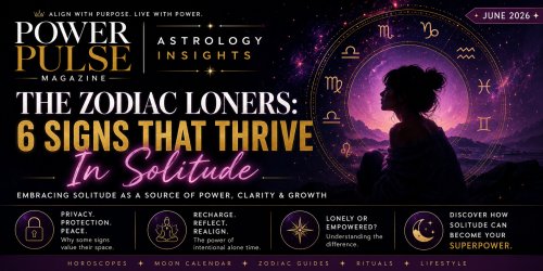 Who are the LONERS of the zodiac? Number 6 may surprise you