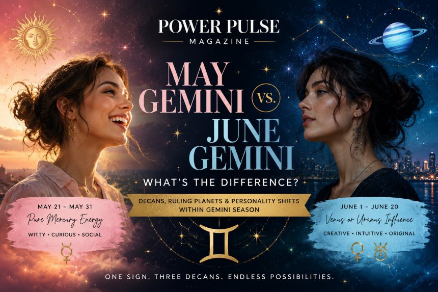 May Gemini vs. June Gemini: What's the Difference?