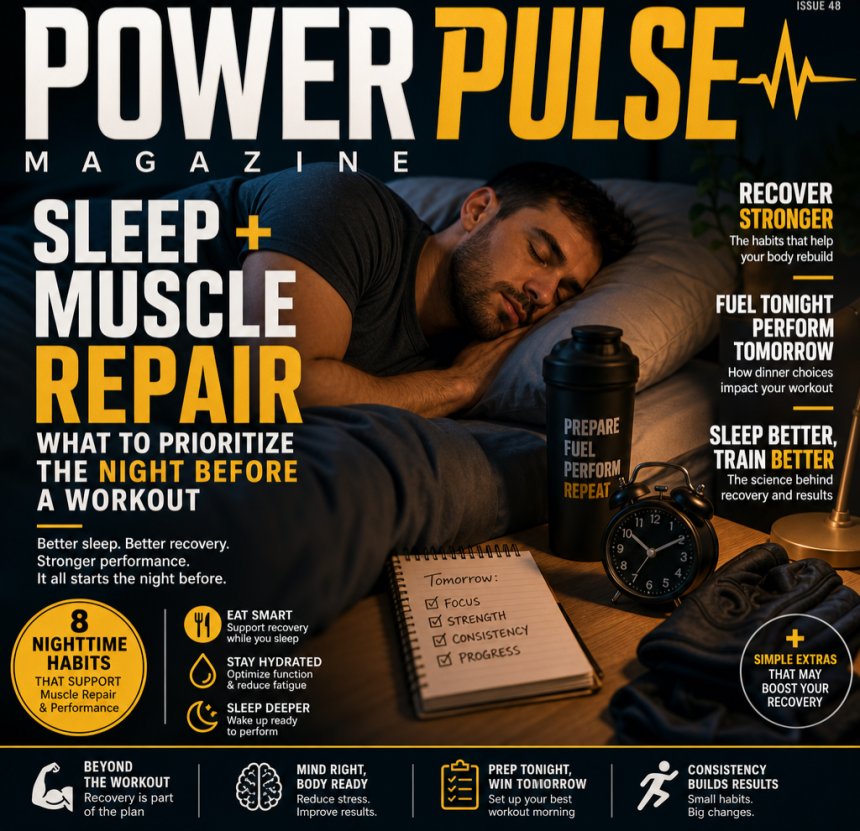 Sleep + Muscle Repair: What to Prioritize the Night Before a Workout