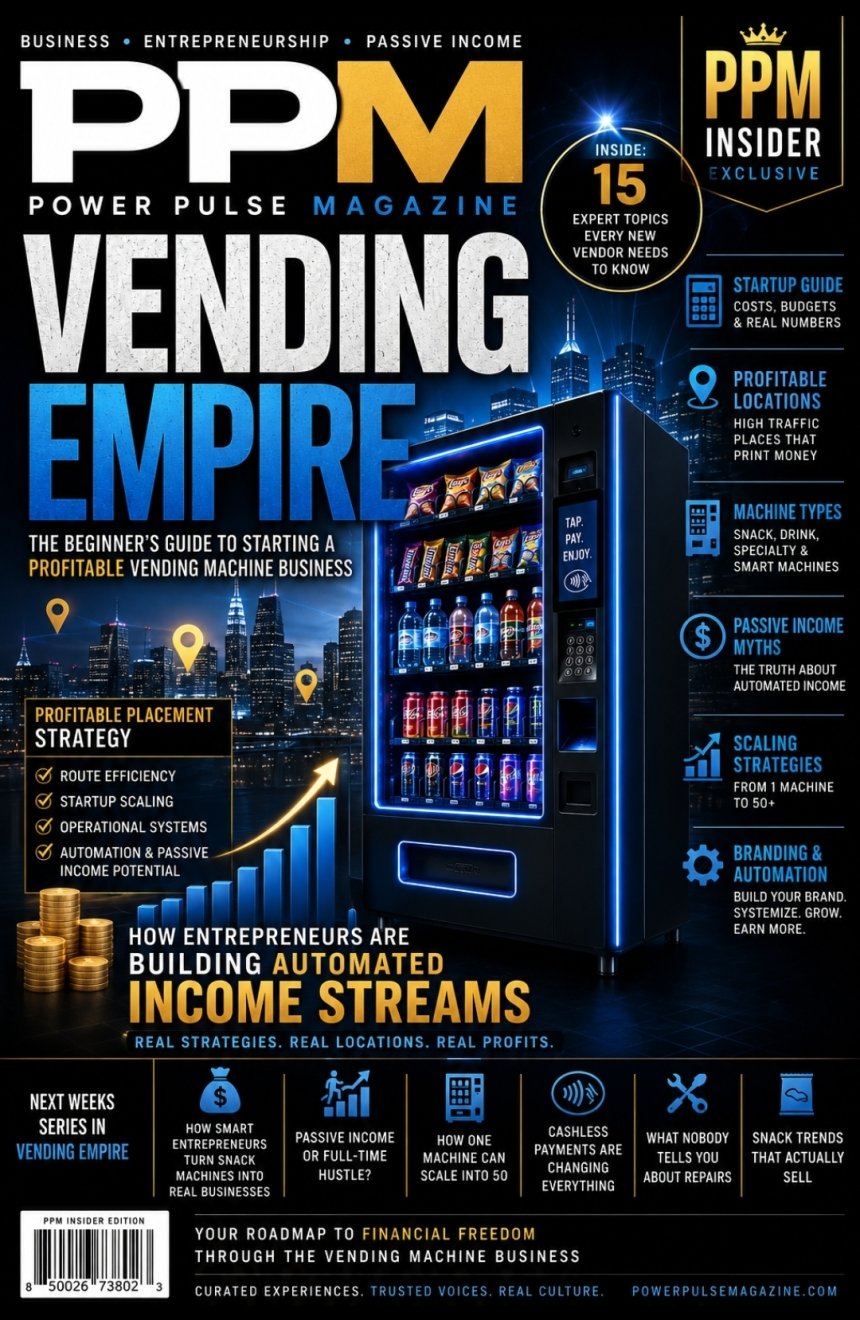 The Ultimate Beginner's Guide to the Vending Machine Business
