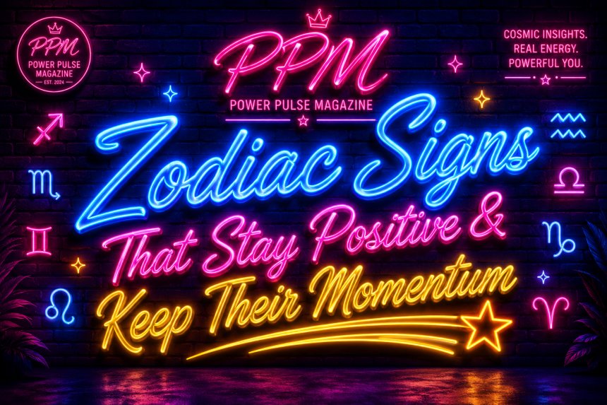 Zodiac Signs That Stay Positive & Keep Their Momentum