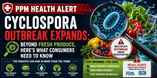 PPM Health Alert | Cyclospora Outbreak Expands: Beyond Fresh Produce, Here's What Consumers Need to Know