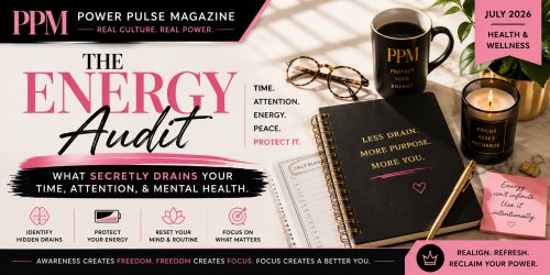 The Energy Audit What Secretly Drains Your Time, Attention & Mental Health