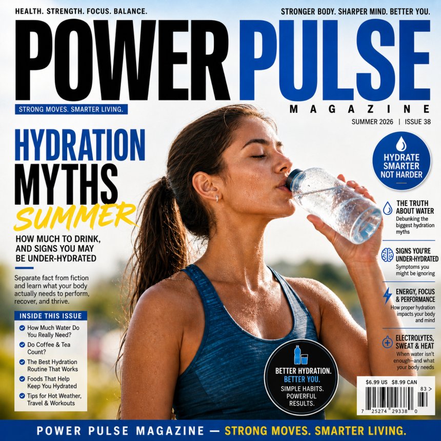 Hydration Myths: How Much to Drink, and Signs You May Be Under-Hydrated