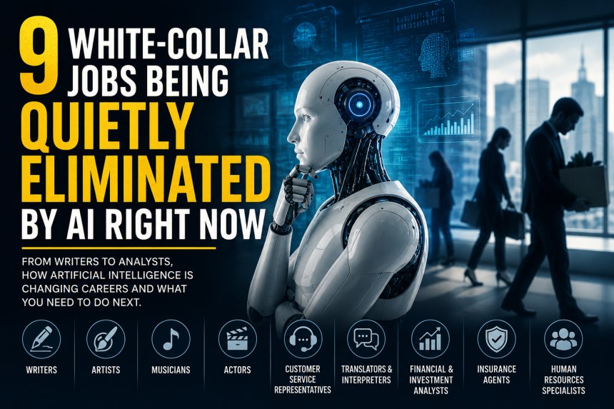 9 White-Collar Jobs Being Quietly Eliminated by AI Right Now